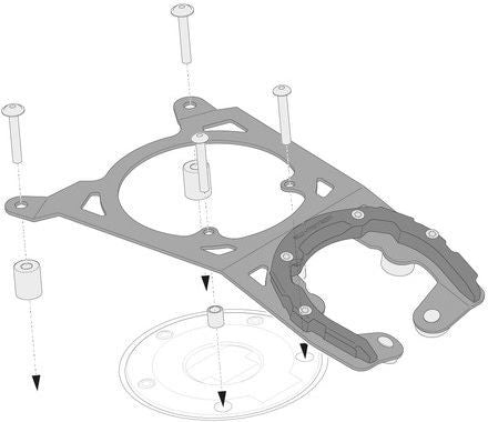 SW-MOTECH / SWモテック PRO タンクリング ブラック Yamaha MT-07 (18) | TRT.00.787.31400/B