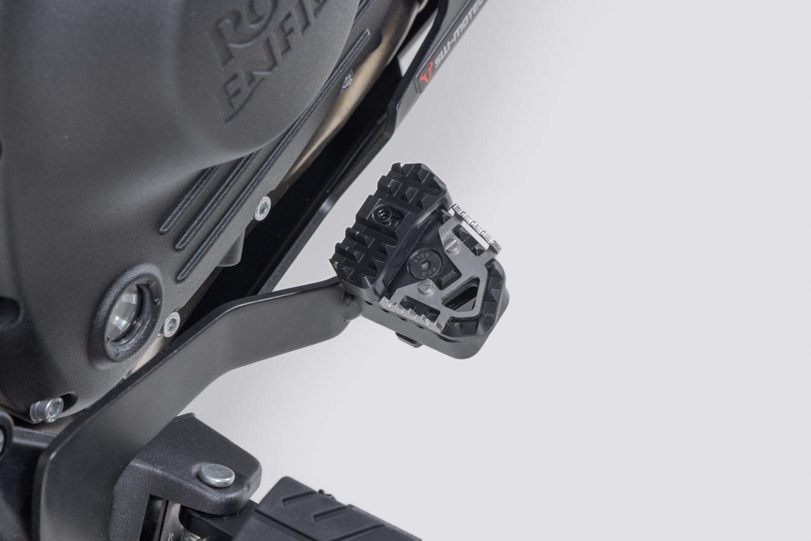 SW-MOTECH / SWモテック フットブレーキレバーエクステンション(ブラック)。ロイヤル・エンフィールド・ヒマラヤン 450 / ラリー。 | FBE.41.620.10000/B