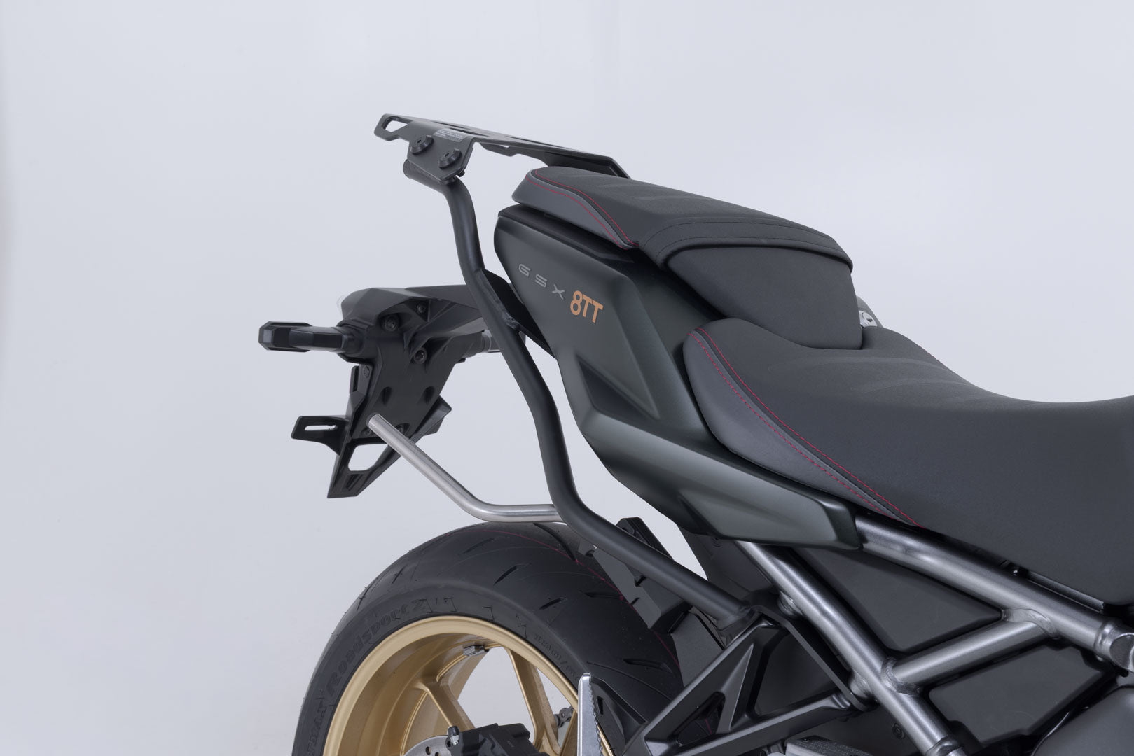 SW-MOTECH / SWモテック STREET-RACK リアキャリア ブラック。Suzuki GSX-8T / TT (25-)。 | GPT.05.031.16000/B