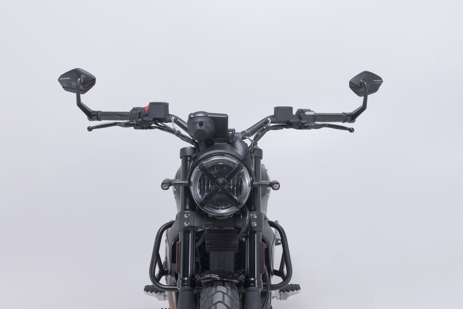 SW-MOTECH / SWモテック Suzuki GSX-S モデルのハンドルエンドミラー、Ducati スクラムbler 800。 | MIR.05.934.10001
