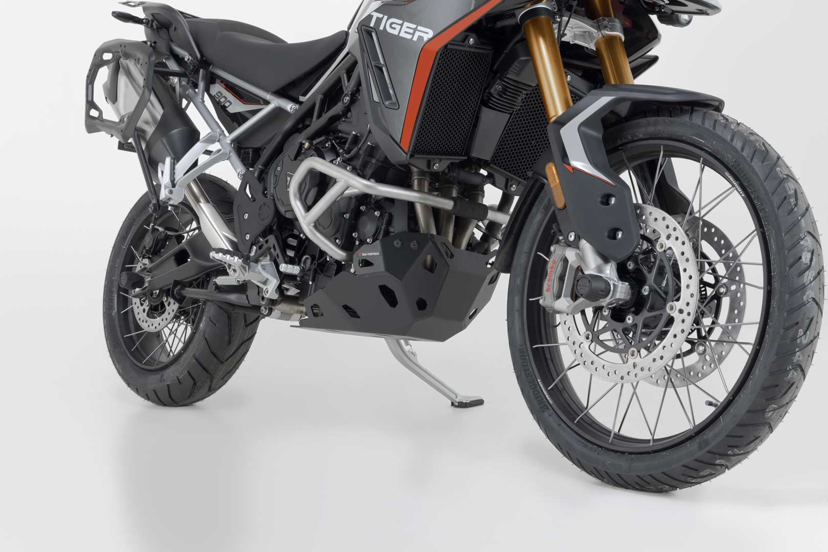SW-MOTECH / SWモテック エンジンガード(ブラック)。Tiger 900 Rally PRO (23-)用。OEM-SBL対応。 | MSS.11.608.10100/B