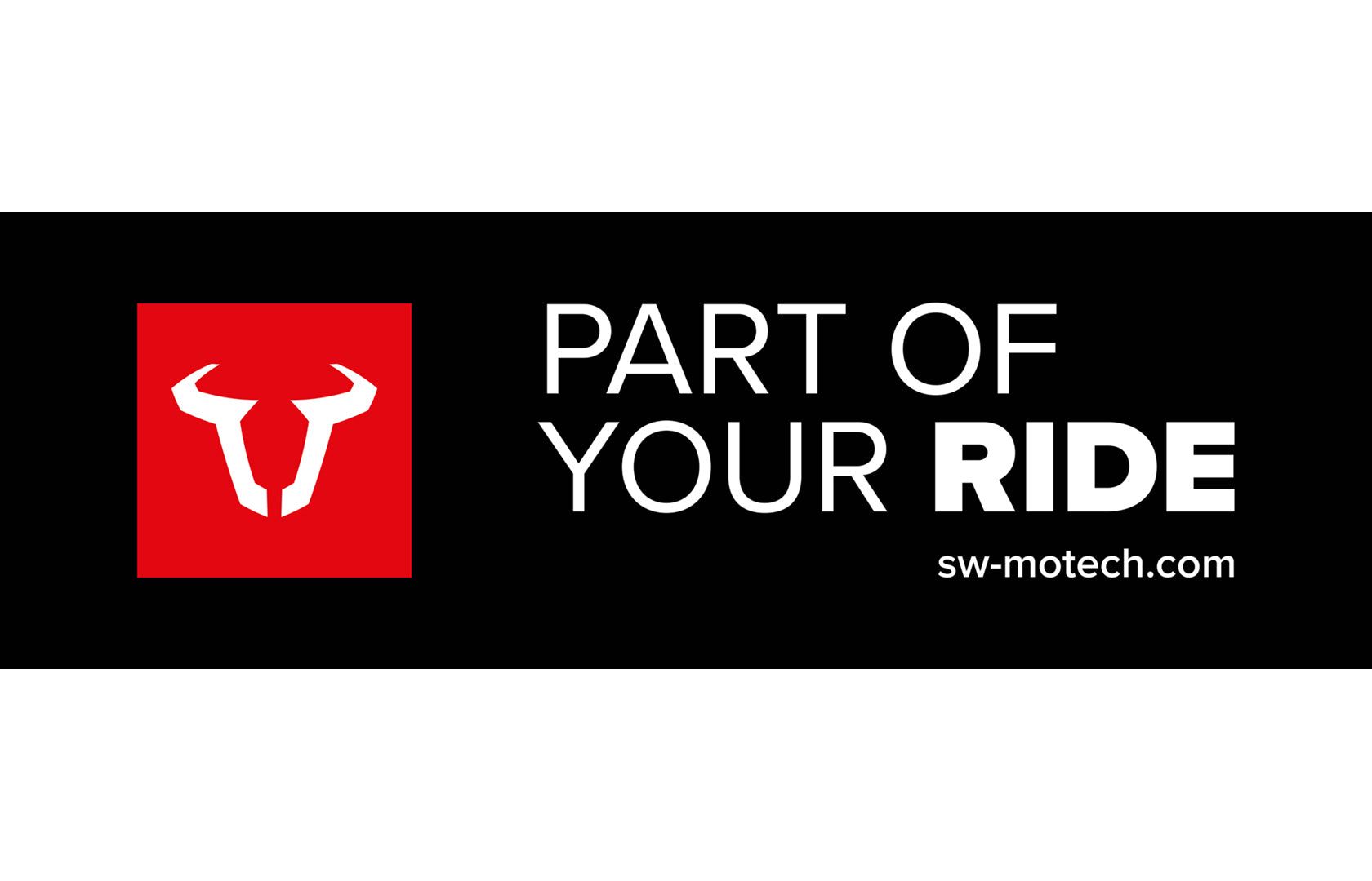 SW-MOTECH / SWモテック バナーのロゴサイズ:3000 mm × 1000 mm。 | WER.POS.024.10000