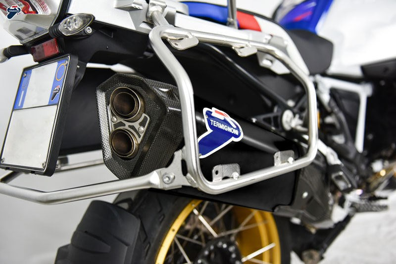 Termignoni /テルミニョーニ スリップオン 1 SIL STR ステンレス チタン ブラックスリーブ | BW2208040INC