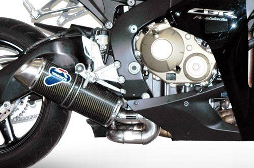 Termignoni / テルミニョーニ 1 サイレンサー STR スリップオン オーバル ステンレス スリーブ: カーボン | H081080CO