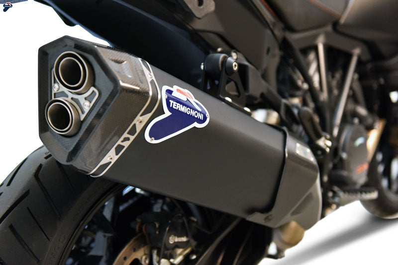 Termignoni / テルミニョーニ スリップオン-Homologated Exhaust ステンレス チタン Black | KT1908040IBC
