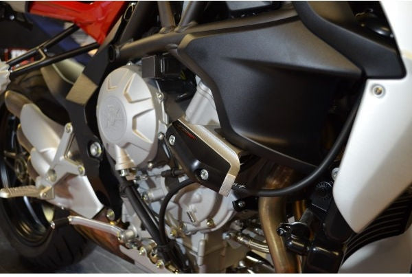 Top-Block / トップブロック フレームスライダー MV AGUSTA BRUTALE 675 800 (12-16) カラー: アルミニウム | RLMV03-A