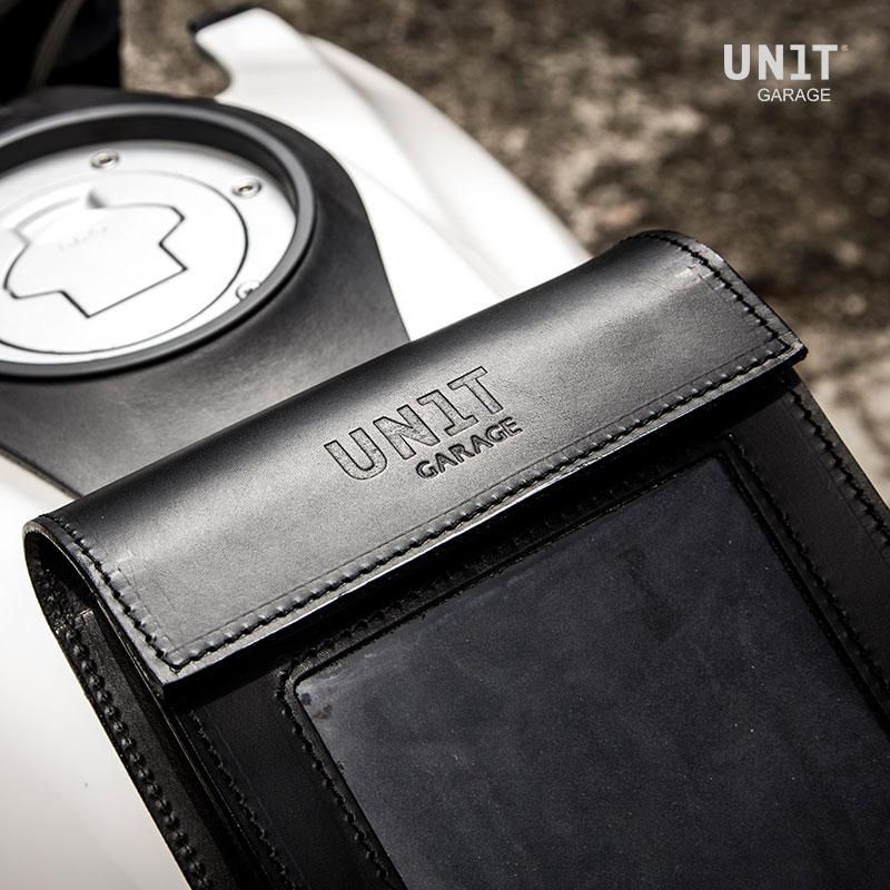 Unit Garage / ユニットガレージ タンク バッグ ブラック レザー | COD. 122509_04ブラック