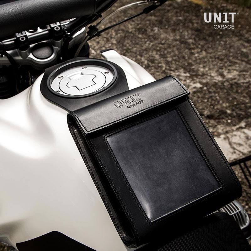 Unit Garage / ユニットガレージ タンク バッグ ブラック レザー | COD. 122509_04ブラック