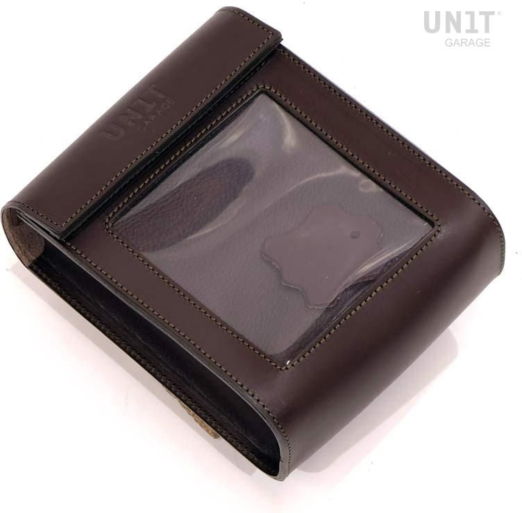 Unit Garage / ユニットガレージ タンク バッグ ブラウン レザー | COD. 122509_04ブラウン