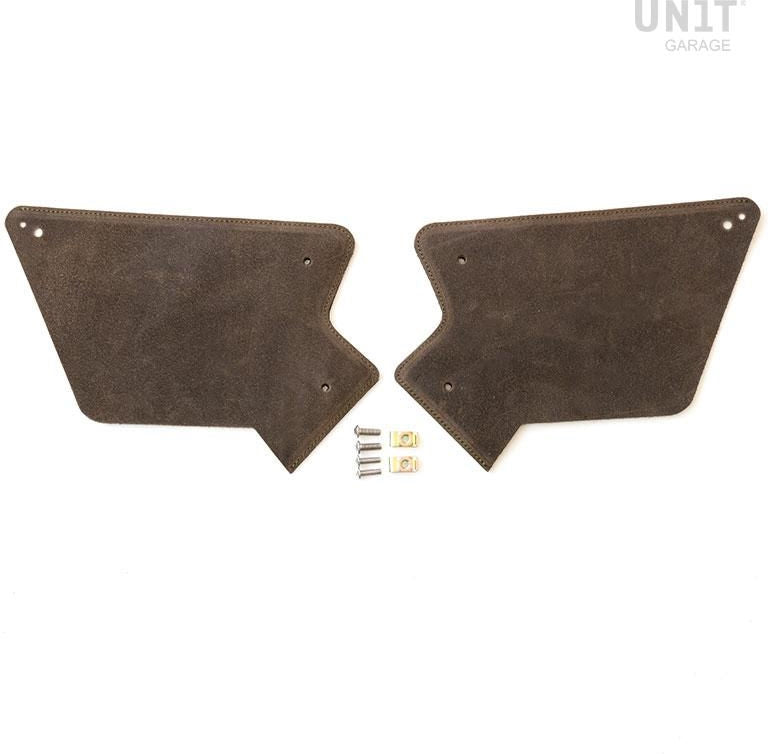 Unitgarage / ユニットガレージ Side panels in waxed suede | 1560