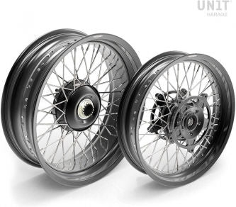 Unitgarage / ユニットガレージ Pair of spoked wheels NineT Racer & Pure 48M6 | 1658-tubeless