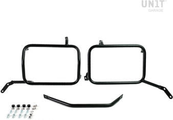 Unitgarage / ユニットガレージ Inox Subframe for Aluminium side panniers Moto Guzzi V85TT | 2252-BL