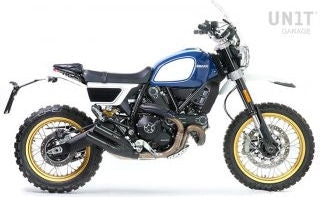 Unitgarage / ユニットガレージ Windshield with GPS support for Ducati Scrambler | 2721