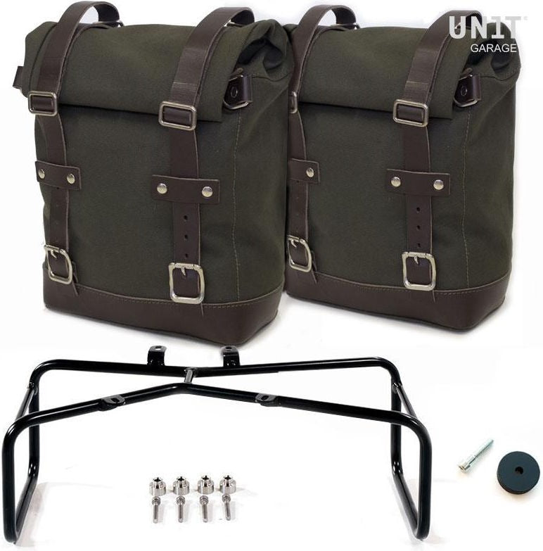 Unitgarage / ユニットガレージ Two Side Panniers Canvas + Double Subframe NineT | 2xU001-1626-A2