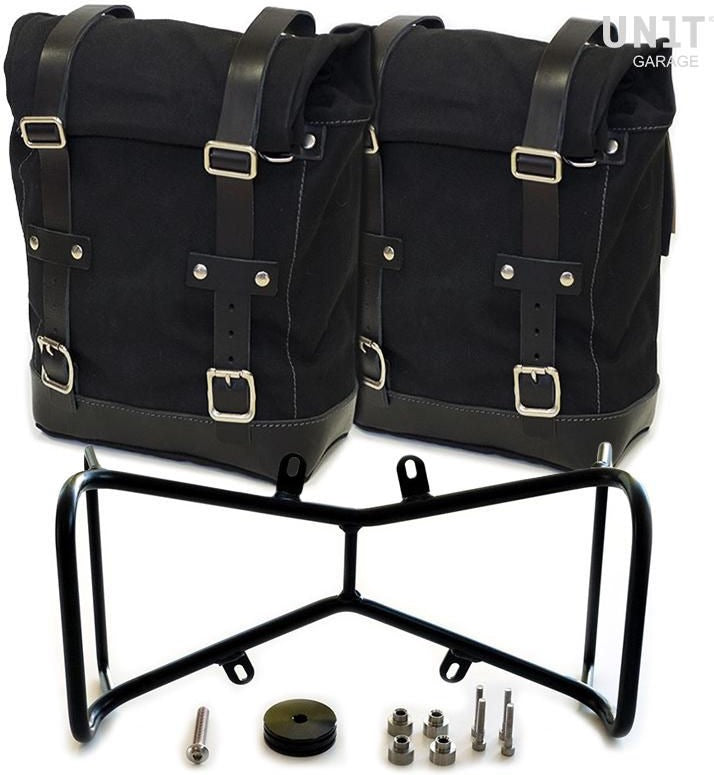 Unitgarage / ユニットガレージ Two Side Panniers Canvas + Symmetrical Double Subframe NineT | 2xU001-1632-A2