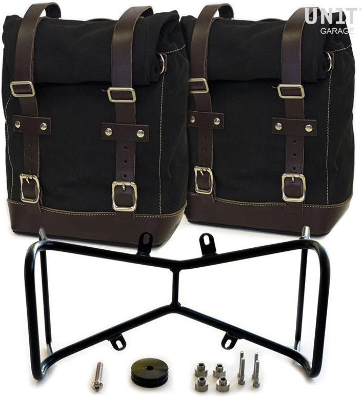 Unitgarage / ユニットガレージ Two Side Panniers Canvas + Symmetrical Double Subframe NineT | 2xU001-1632-A2
