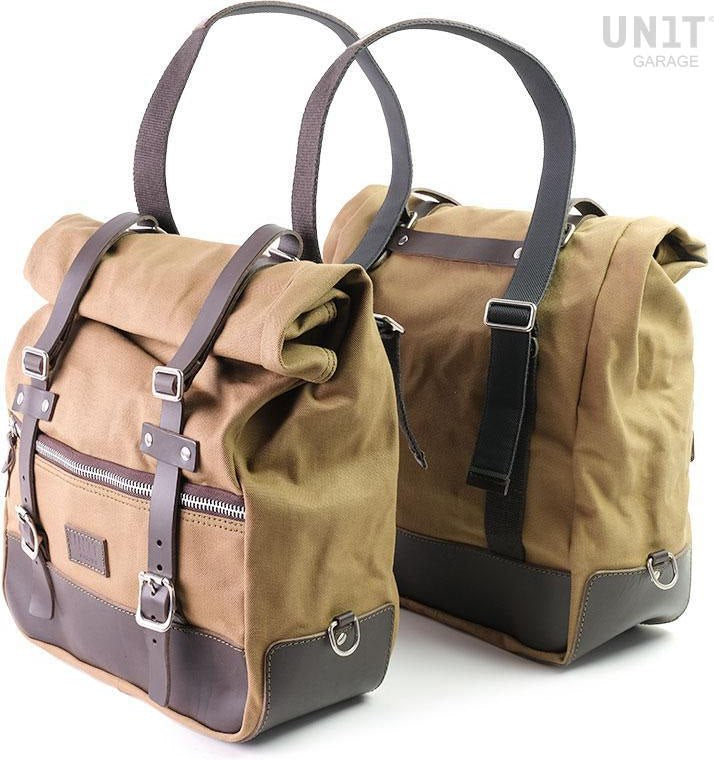 Unitgarage / ユニットガレージ Two universal side bags in Canvas | 2xU003
