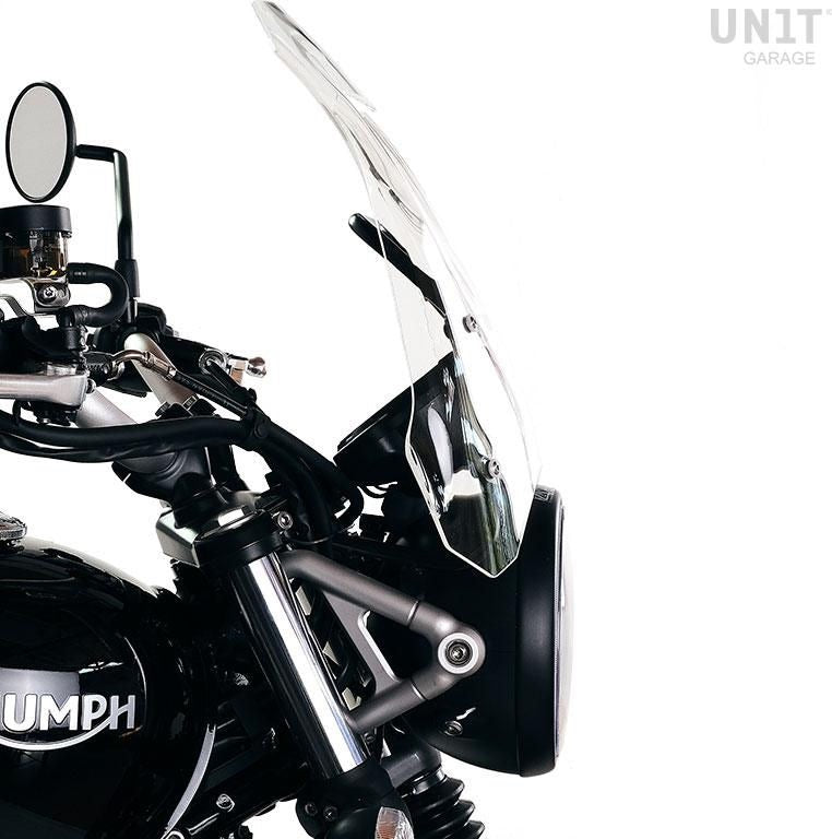 Unitgarage / ユニットガレージ Windshield with GPS support for Triumph Street series | 3141