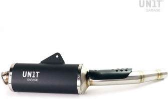 Unitgarage / ユニットガレージ Black Exhaust with visible welding Ténéré 700 | 3205Tit-BL