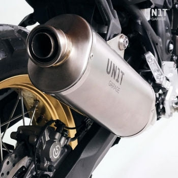 Unitgarage / ユニットガレージ Exhaust in titanium with visible welding Ténéré 700 | 3205Tit
