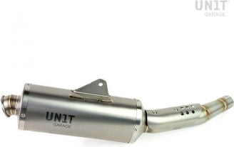 Unitgarage / ユニットガレージ Exhaust in titanium with visible welding Ténéré 700 | 3205Tit