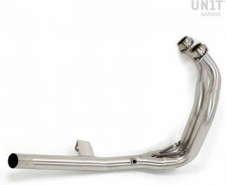 Unitgarage / ユニットガレージ Headpipe Ténéré 700 without catalitic converter in inox | 3207-euro-5