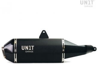 Unitgarage / ユニットガレージ HD Pan America Titanium Black exhaust With OEM cover | 3300-with-oem-cover