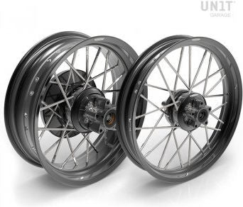 Unitgarage / ユニットガレージ Pair of spoked wheels R18 Classic 24M9 | 3406