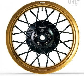 Unitgarage / ユニットガレージ Gold pair of spoked wheels R18 R18 B Transcontinental 24M9 | 3408