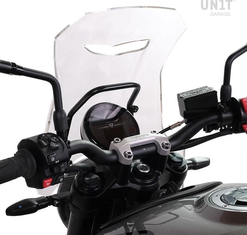 Unitgarage / ユニットガレージ Windshield with GPS support for Triumph Trident 660 | 3503