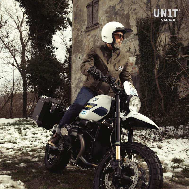 Unitgarage / ユニットガレージ Aluminium Pannier Atlas 47L with Right Inox Subframe NineT-Series | ug-AL2-BL-1687