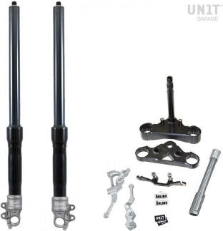 Unitgarage / ユニットガレージ Kit front fork Ohlins BLACK | FG433SC