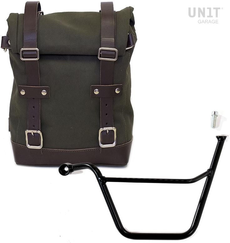 Unitgarage / ユニットガレージ Side Pannier Canvas + Left Subframe Triumph Bonneville T100 (2001-2016) | U001-1005SX