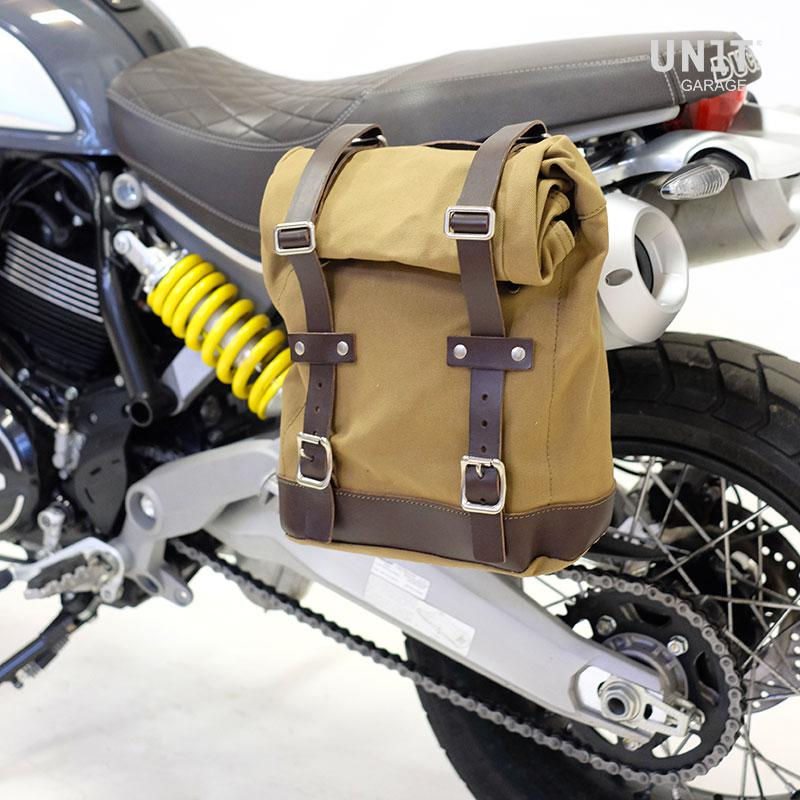 Unitgarage / ユニットガレージ Side pannier Canvas + Left subframe Ducati Scrambler 1100 | U001-1010SX