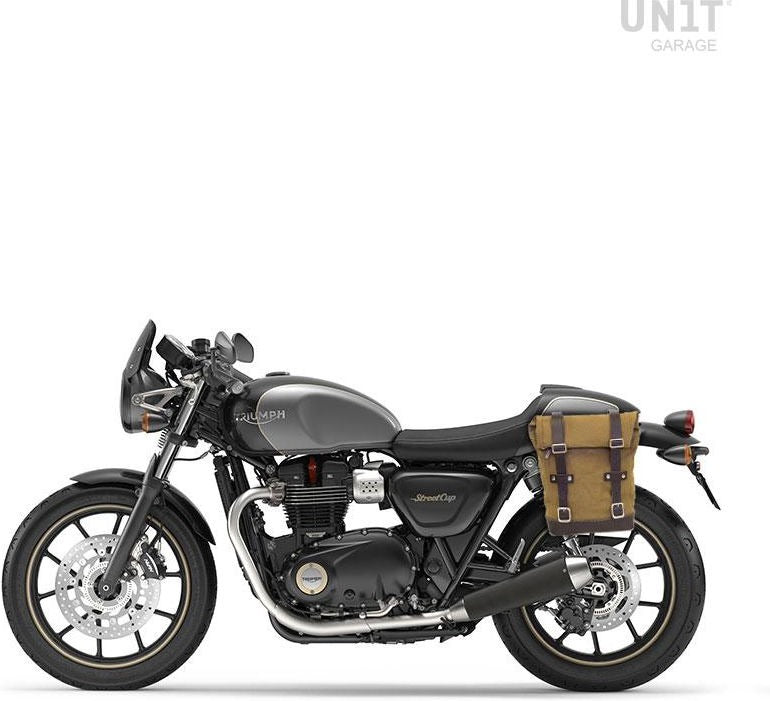 Unitgarage / ユニットガレージ Side Pannier Canvas + Left Subframe Triumph Street 900 Series (2017 until now) | U001-1013SX