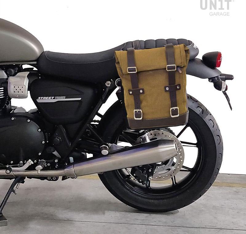 Unitgarage / ユニットガレージ Side Pannier Canvas + Left Subframe Triumph Street Twin 900 (2016 until now) | U001-1017SX