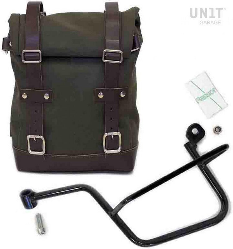 Unitgarage / ユニットガレージ Side Pannier Canvas + Left Subframe Guzzi V7 | U001-2213SX