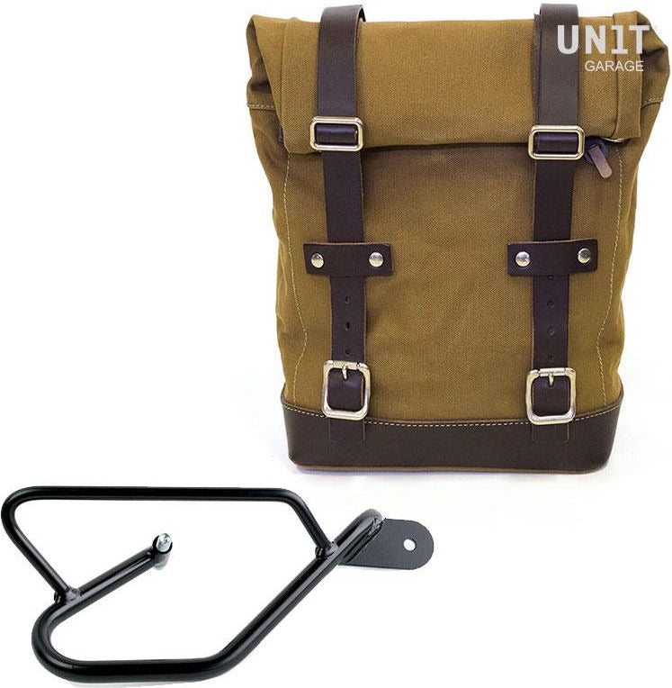 Unitgarage / ユニットガレージ Side Pannier Canvas + Right Subframe Guzzi V9 Bobber | U001-2250DX