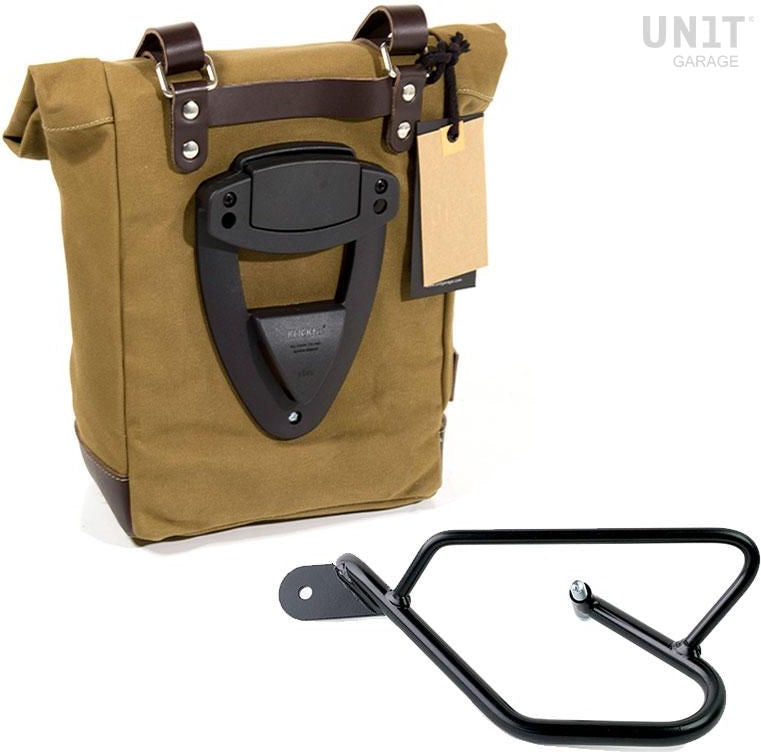 Unitgarage / ユニットガレージ Side Pannier Canvas + Left Subframe Guzzi V9 Bobber | U001-2250SX