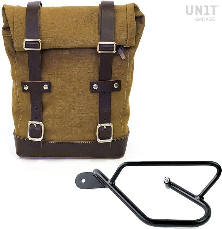Unitgarage / ユニットガレージ Side Pannier Canvas + Left Subframe Guzzi V9 Bobber | U001-2250SX