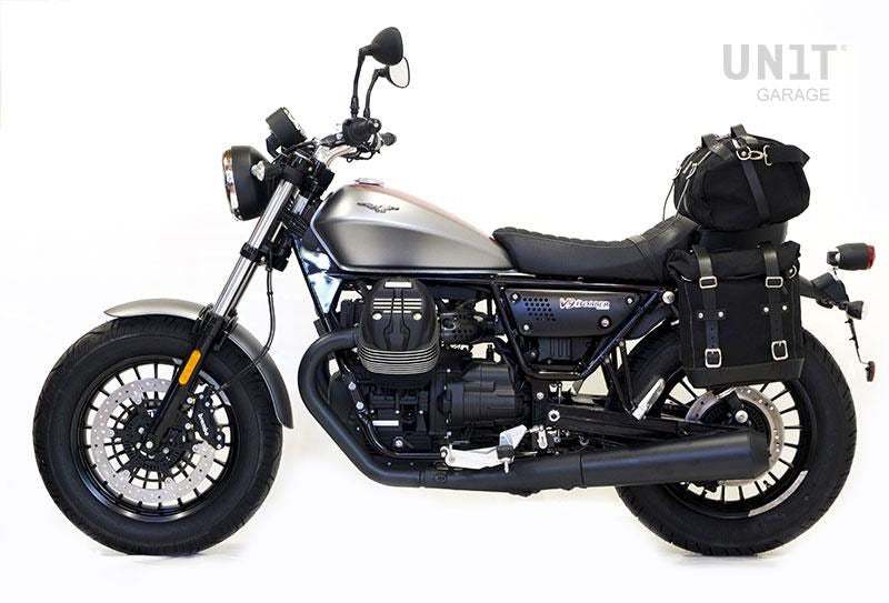 Unitgarage / ユニットガレージ Side Pannier Canvas + Left Subframe Guzzi V9 Bobber | U001-2250SX