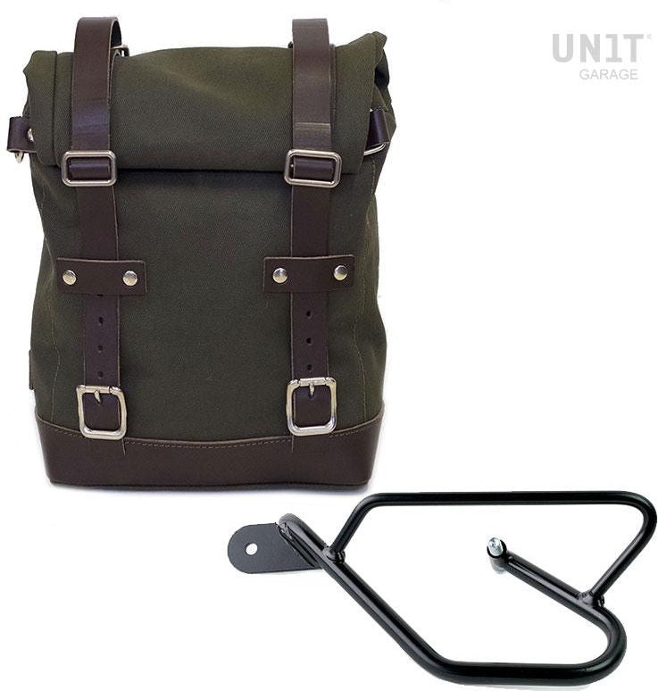Unitgarage / ユニットガレージ Side Pannier Canvas + Left Subframe Guzzi V9 Bobber | U001-2250SX