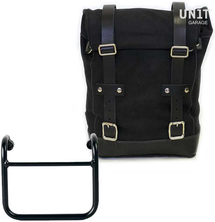 Unitgarage / ユニットガレージ Side Pannier Canvas + Subframe R18 for Straight pipe exhaust | U001-3400