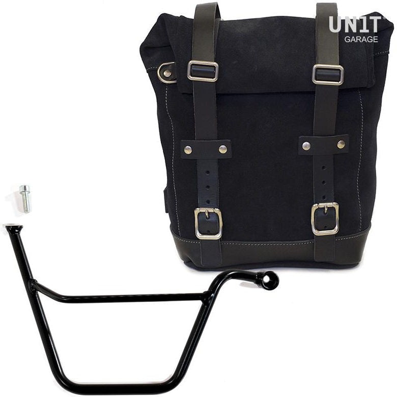 Unitgarage / ユニットガレージ Waxed Suede Side Pannier + Right Subframe Triumph T100 Bonneville (2001-2016) | U002-1005DX