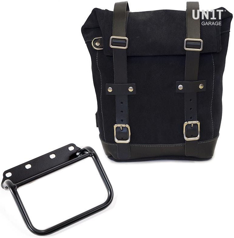 Unitgarage / ユニットガレージ Waxed Suede Side Pannier + subframe R80 G/S | U002-1008