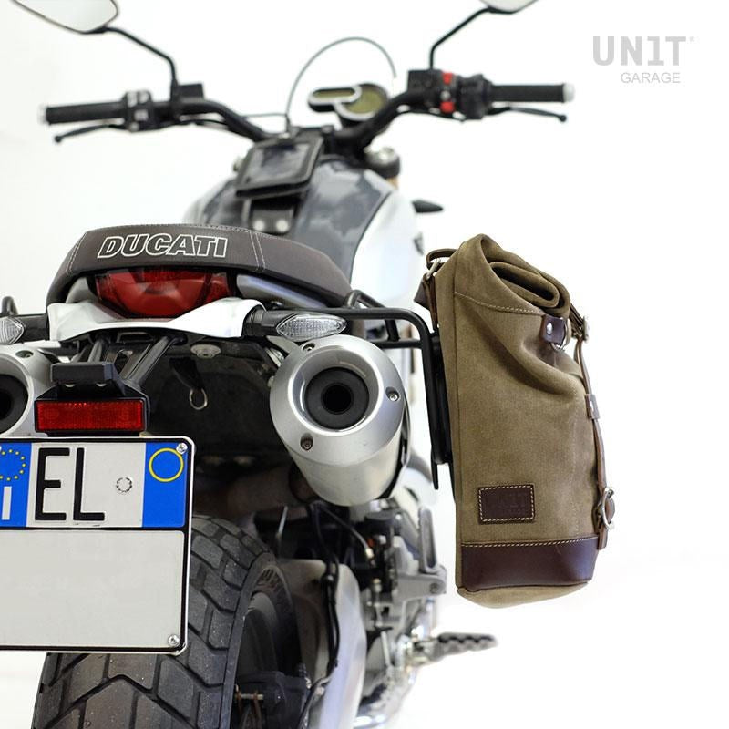 Unitgarage / ユニットガレージ Waxed Suede Side Pannier + Right Subframe Ducati Scrambler 1100 | U002-1010DX