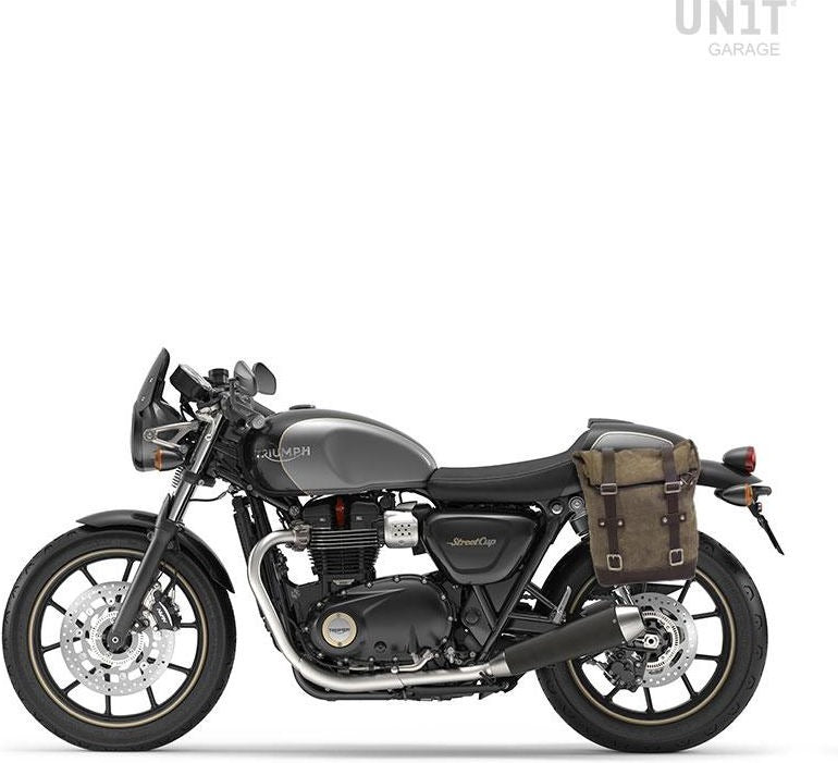Unitgarage / ユニットガレージ Waxed Suede Side Pannier + Left Subframe Triumph Street 900 Series (2017 until now) | U002-1013SX