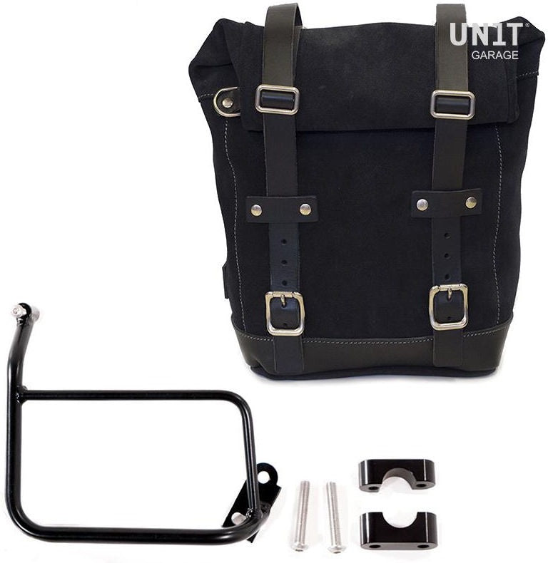 Unitgarage / ユニットガレージ Waxed Suede Side Pannier + Subframe R1200 GS | U002-1229