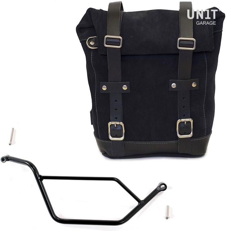 Unitgarage / ユニットガレージ Waxed suede Side Pannier + Subframe Bmw GS 850/1100/1150 e AD | U002-1524DX