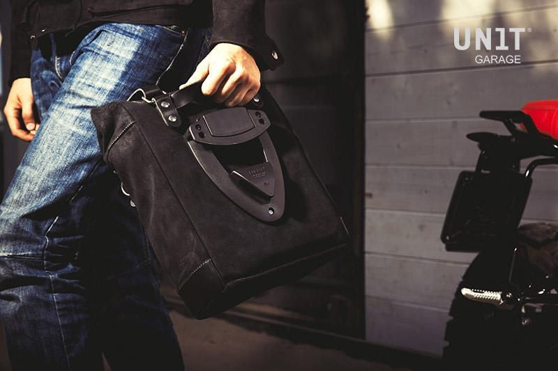 Unitgarage / ユニットガレージ Waxed suede Side Pannier + Symmetrical Double Subframe NineT | U002-1632-A2
